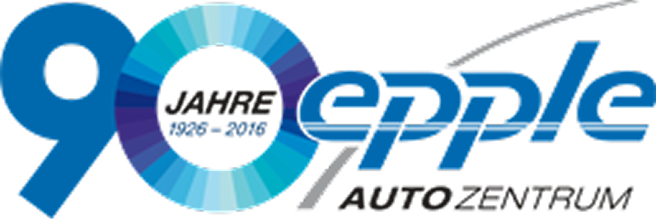 Autozentrum Epple 90 Jahre Jubiläumslogo