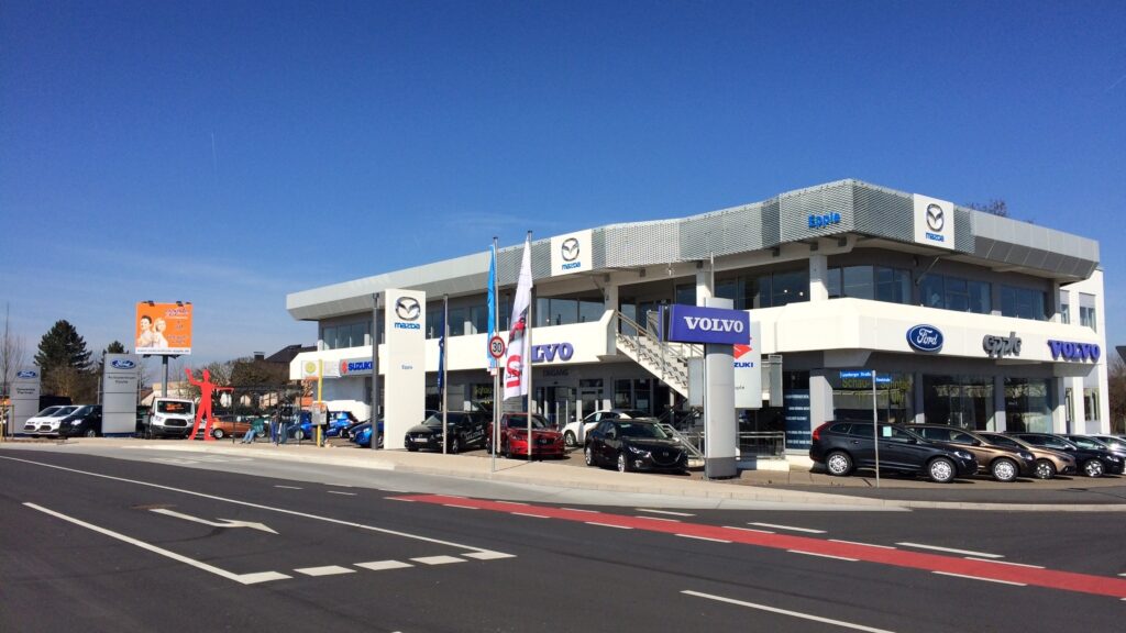 Außenansicht des Autozentrum Epple in Rutesheim